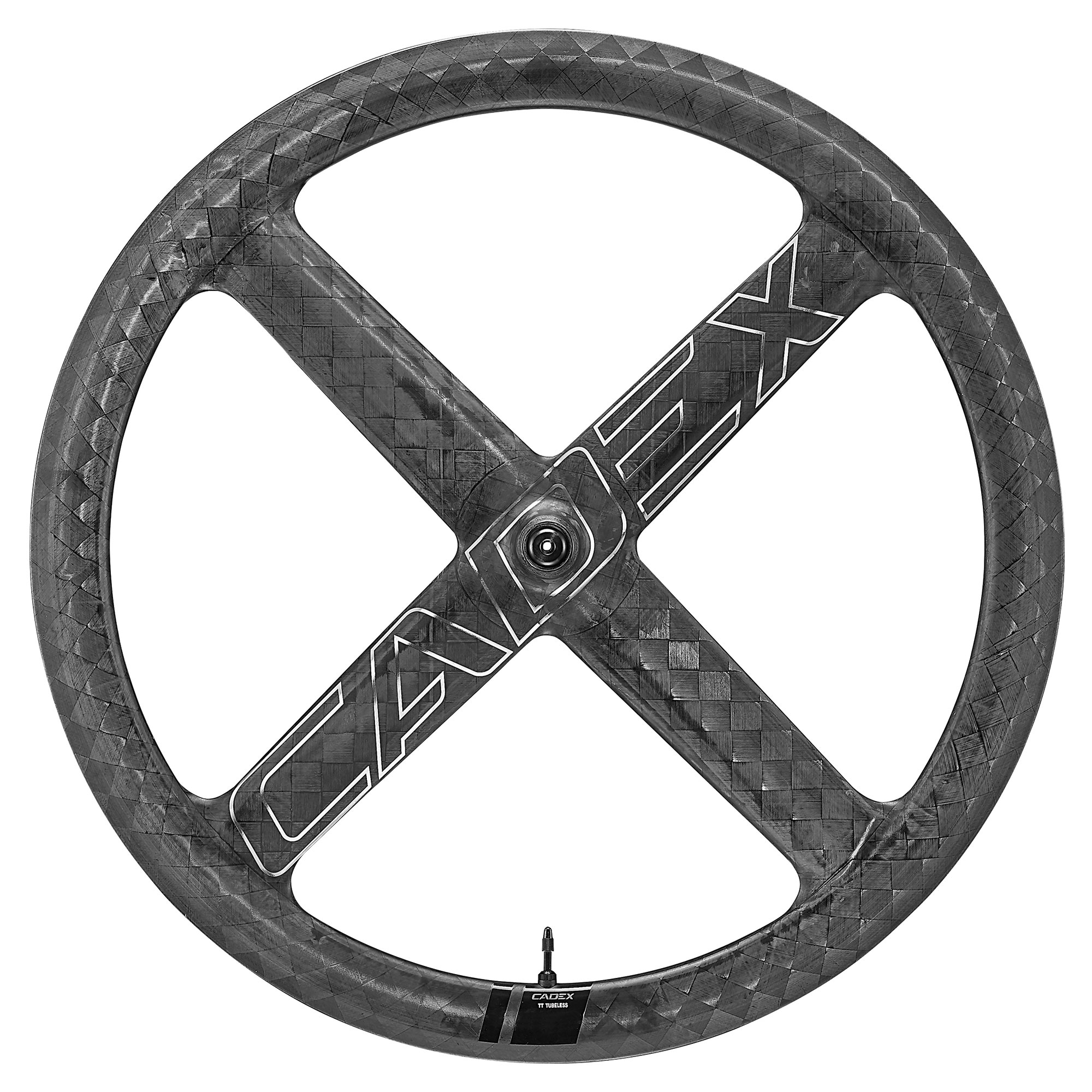 CADEX  TT Vorderrad Aero Four Spoke Rim Brake Tubeless 