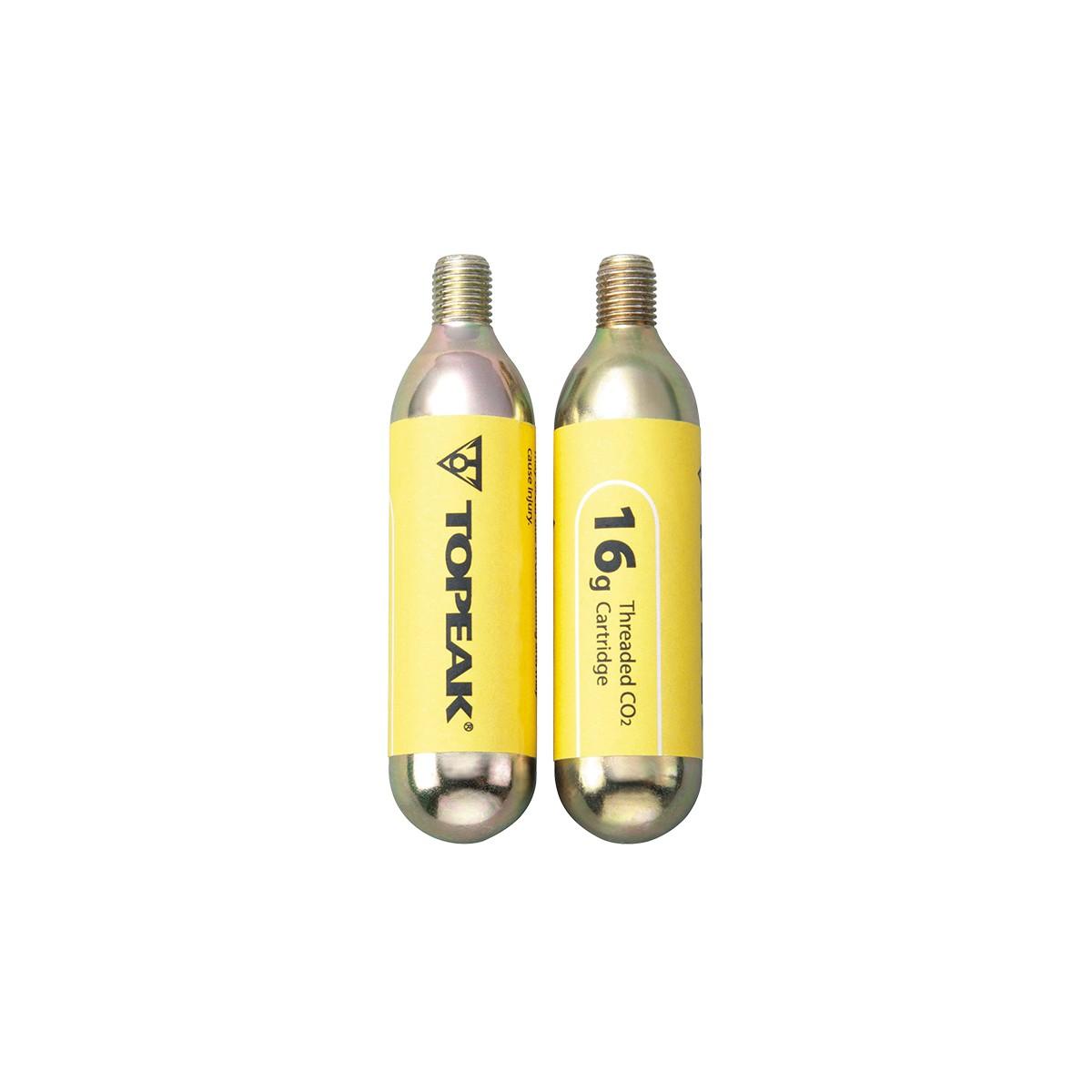 Topeak CO2 Kartuschen 16gr mit Gewinde (2 Stk.)