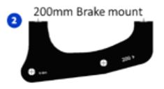 GIANT Break Mount / Glory - 200mm 