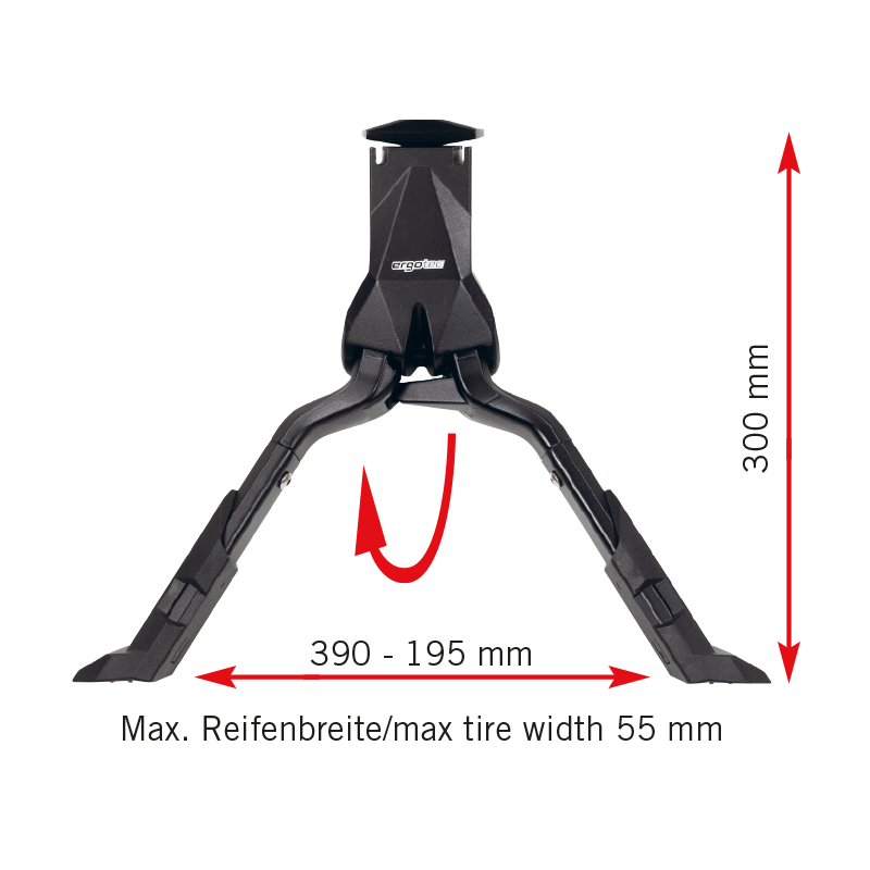 Ergotec Double Flex 3 Zweibeinständer